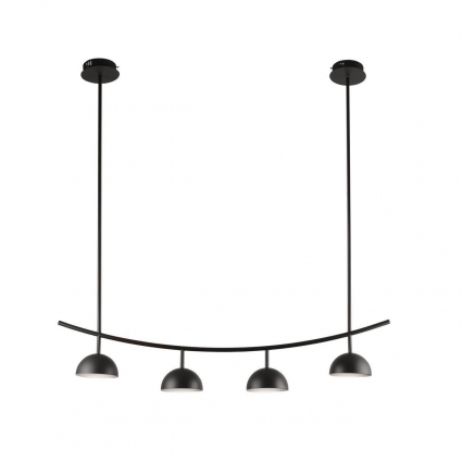 Подвесная светодиодная люстра Kink Light Стиви 07652-4,19, цвет черный, мощность 40 Вт