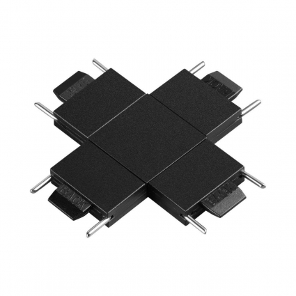 Коннектор X-образный Novotech Shino Easy 135270 цвет черный
