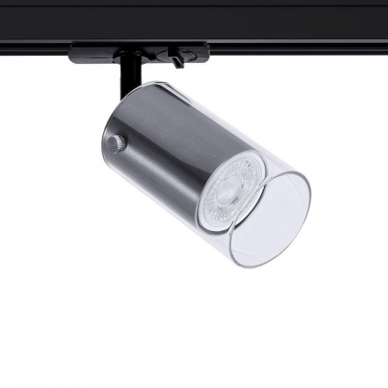 Трековый светильник Arte Lamp Lazio A5368PL-1SS в стиле модерн, цвет серебро