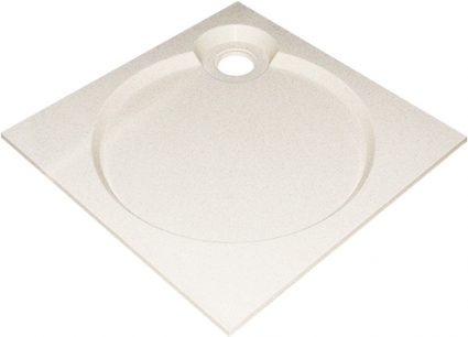 Поддон для душа GuteWetter Deluxe 80x80x2 Q бежевый квадратный, низкий