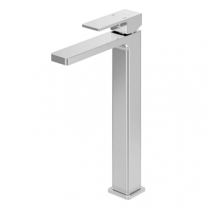 Смеситель для раковины высокий Grossman Style 520.K35.05.100 хром глянцевый однорычажный, длина излива 18.9 см
