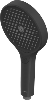 Душевая лейка WHITECROSS Y TOP-BL черный матовый штанга 25 см, 3 режима