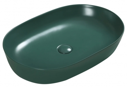 Раковина SantiLine SL-1017G зеленая матовая цвет зеленый