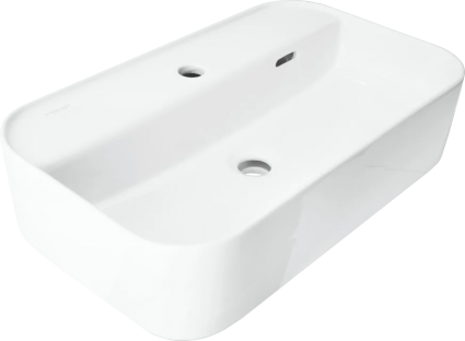 Раковина Sanita luxe Infinity Shelf 60 белая цвет белый