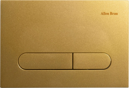 Кнопка смыва Allen Brau Project Color 9.2PR01.GD золотая механическая,  в современном стиле