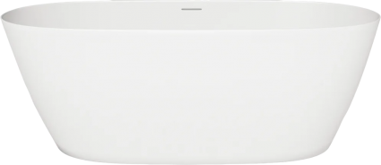 Ванна из искусственного камня Salini Sofia S-Sense 170x80 см, отдельностоящая, белая, овальная, с донным клапаном, объем 337 л.