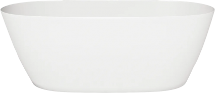 Ванна из искусственного камня Salini Sofia S-Sense 165x75 см, отдельностоящая, белая, овальная, с донным клапаном, объем 275 л.