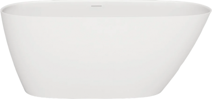 Ванна из искусственного камня Salini Sofia S-Sense 150x75 см, отдельностоящая, белая, овальная, с донным клапаном, объем 283 л.