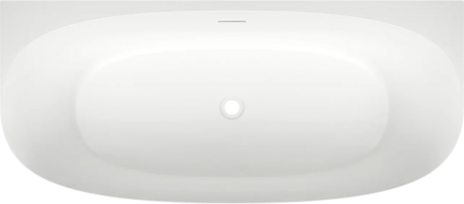 Акриловая ванна Wellsee Belle Spa 2.0 170x75 см, пристенная, белая, с каркасом, со сливом-переливом, с донным клапаном, фурнитура черная, прямоугольная, объем 311 л.