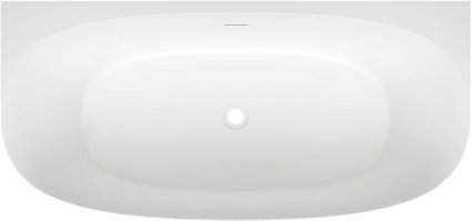Акриловая ванна Wellsee Belle Spa 2.0 160x75 см, пристенная, белая, на ножках, со сливом-переливом, с донным клапаном, прямоугольная, объем 220 л.