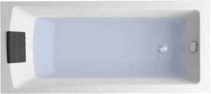 Акриловая ванна Lavinia Boho One 170x75 см, встраиваемая, белая, с каркасом, с экраном, с подголовником, прямоугольная, объем 190 л.