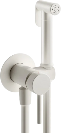 Гигиенический душ Plumberia Selection Ixo XO2000BO белый штанга 16.7 см, шланг пластиковый 125 см