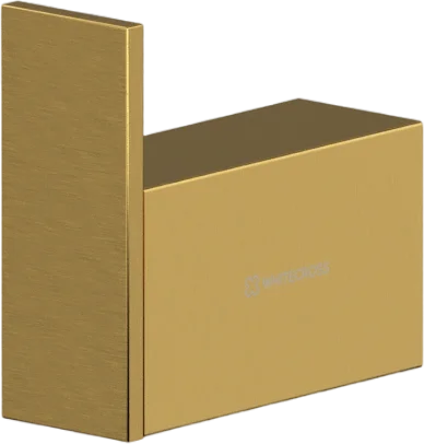 Крючок WHITECROSS Cubo CU2410GLB брашированное золото в современном стиле