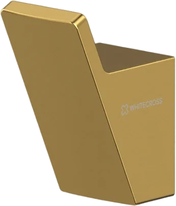 Крючок WHITECROSS Cubo CU2415GLB брашированное золото в современном стиле