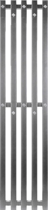 Полотенцесушитель электрический Secado Сандриго 5К 1300/280 R, графит, I-образный