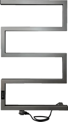 Полотенцесушитель электрический Indigo Sparta DGS80-50GFMRt graphite metallic S-образный