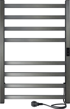 Полотенцесушитель электрический Indigo Oktava Slim 3 LСLOKS3E80-50GFMRt graphite metallic лесенка