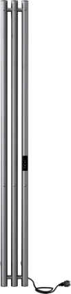 Полотенцесушитель электрический Indigo Style 3 LSE120-13GFMRt graphite metallic I-образный