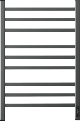 Полотенцесушитель электрический Point Вега PN71858GB 50х80, графит блеск, лесенка