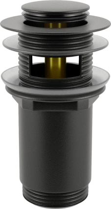Донный клапан для раковины Wellsee Drainage System 182130000 матовый черный