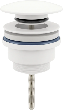 Донный клапан для раковины Wellsee Drainage System 182143000 матовый белый