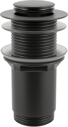 Донный клапан для раковины Wellsee Drainage System 182135000 матовый черный