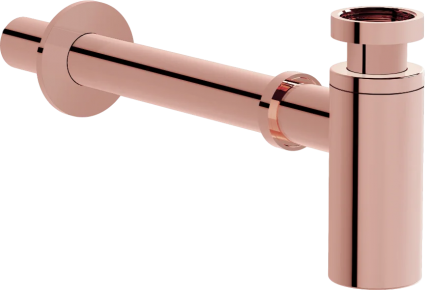 Сифон для раковины VitrA Origin A4512329 медный медь, выпуск боковой