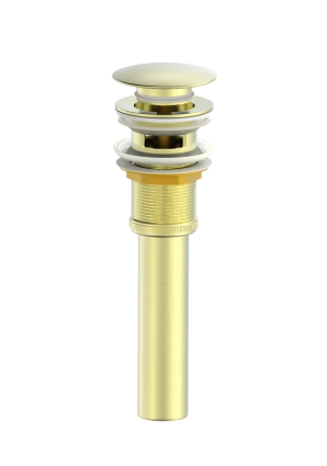 Донный клапан для раковины Wonzon & Woghand WW-88SS03-BG брашированное золото