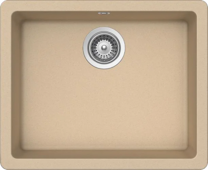Мойка кухонная Schock Quadro 700524U 60 (N-100) Cristalite лунный камень матовая, прямоугольная
