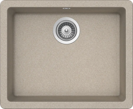 Мойка кухонная Schock Quadro 700522U 60 (N-100) Cristalite саббиа матовая, прямоугольная