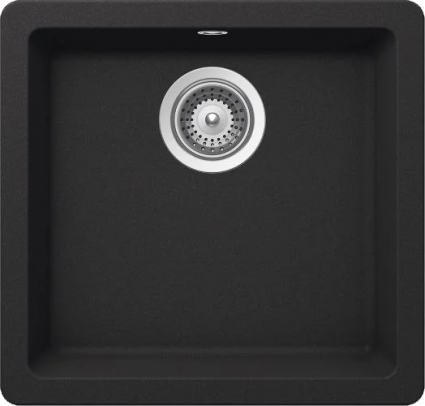 Мойка кухонная Schock Quadro 700509U 50 Cristalite оникс матовая, прямоугольная