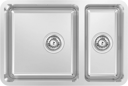 Мойка кухонная Kantera Zeffiro ZFR180L diamond матовая, прямоугольная