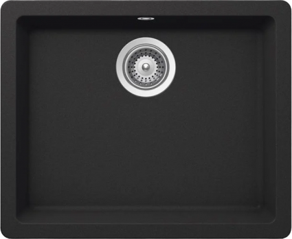 Мойка кухонная Schock Quadro 700517U 60 Cristalite оникс матовая, прямоугольная