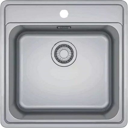 Мойка кухонная Franke Bell BCX 610-42 TL нержавеющая сталь матовая, квадратная