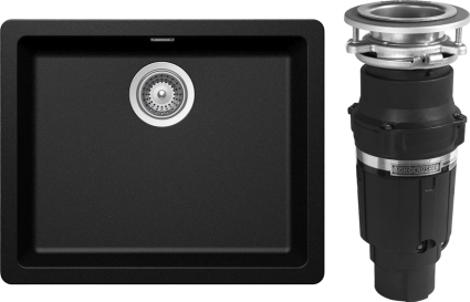 Комплект Мойка Schock Soho 60 (N-100) Cristadur магма + Измельчитель Bone Crusher BC 610-AS матовая, прямоугольная