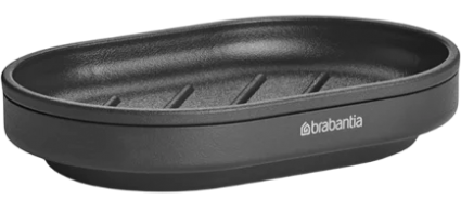 Мыльница Brabantia 303326 графитовая настольная,  в современном стиле