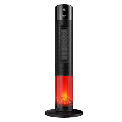 Тепловентилятор Thermex Erba 2000 эффект камина на площадь 25 кв.м., напольный