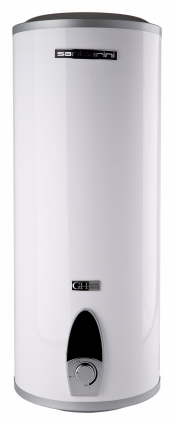 Водонагреватель General Hydraulic Santarini Cosmo Round White 100L 2 кВт, погружной ТЭН, с индикатором нагрева, с дисплеем