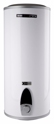 Водонагреватель General Hydraulic Santarini Cosmo Round White 50L 2 кВт, погружной ТЭН, с индикатором нагрева, с дисплеем