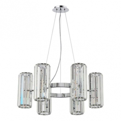 Подвесная люстра Stilfort Twin 2175/09/12P в стиле модерн, цвет хром