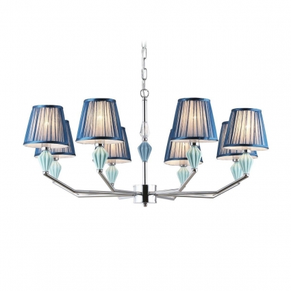 Подвесная люстра Ambrella Light High Light Ceramo Classic LH75063 цвет черный, мощность 320 Вт