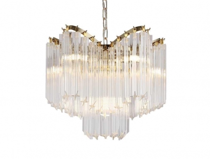Подвесная люстра Newport Amanda 8906/C gold М0070329 в стиле арт-деко, мощность 240 Вт