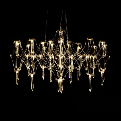 Подвесная светодиодная люстра Kink Light Галанта 07882-63,33(21), в стиле арт-деко, мощность 18 Вт