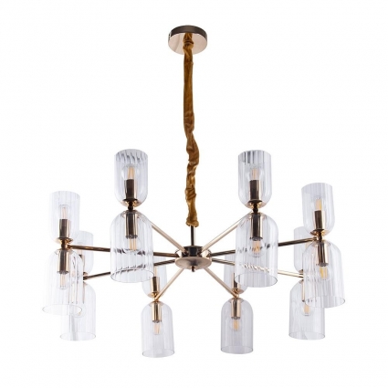 Подвесная люстра Arte Lamp CHARM A1623LM-16GO в современном стиле