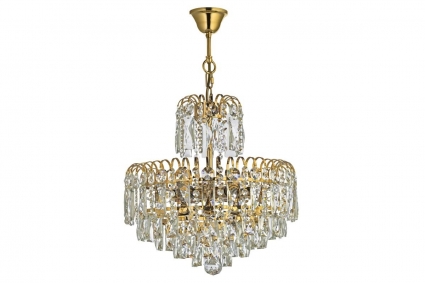 Подвесная люстра Arti Lampadari Erice E 1.5.40.100 G в классическом стиле, мощность 240 Вт