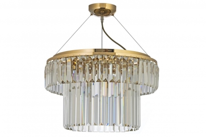 Подвесная люстра Arti Lampadari Enio E 1.5.D50.100 GP в классическом стиле, мощность 320 Вт