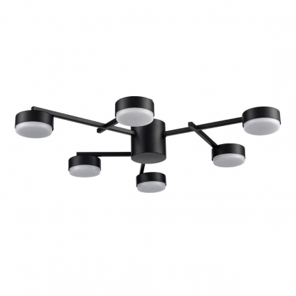 Потолочная люстра Lumion Comfi Dabra 8186/6C цвет черный, мощность 42 Вт