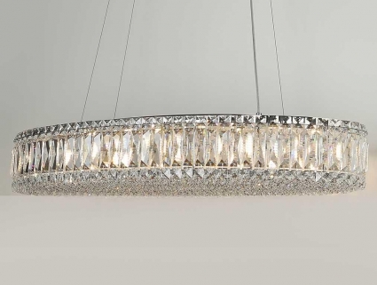 Подвесной светильник Newport Valencia 8458/S chrome М0070385 цвет хром, мощность 480 Вт