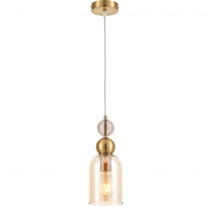 Подвесной светильник Rivoli Camelia 4116-201 Б0066434 в стиле модерн, цвет желтый