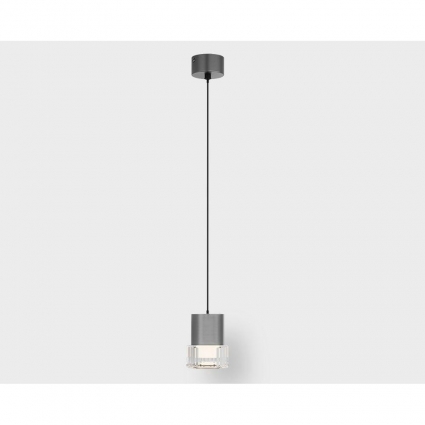 Подвесной светодиодный светильник Italline IT014-0203 dark silver в современном стиле, цвет серый